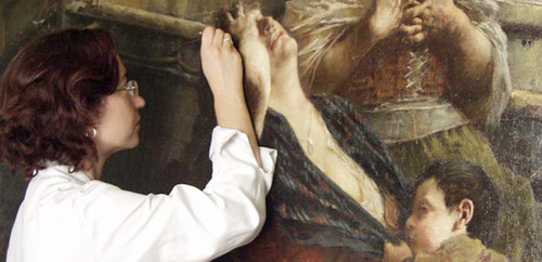 Trabajos de restauración